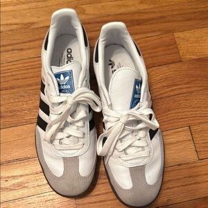 Adidas White and Black Classic Sneakers